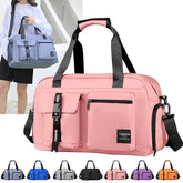 Large Fitness Bag – Women’s Sports Handbag with Dry Wet Shoes Pocket - Himpall